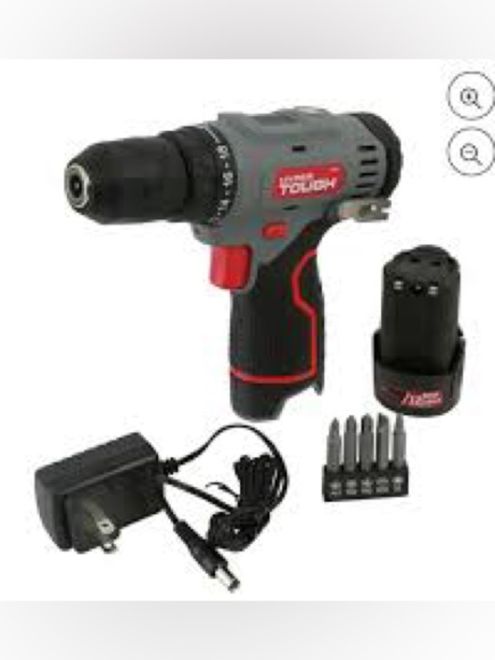 Hyper Tough 12-Volt Max Lithium-Ion 3-in-1 Multi-Head Power Drill Set